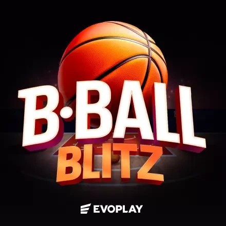B-Ball Blitz slot logo by Evoplay at Kyngs Casino