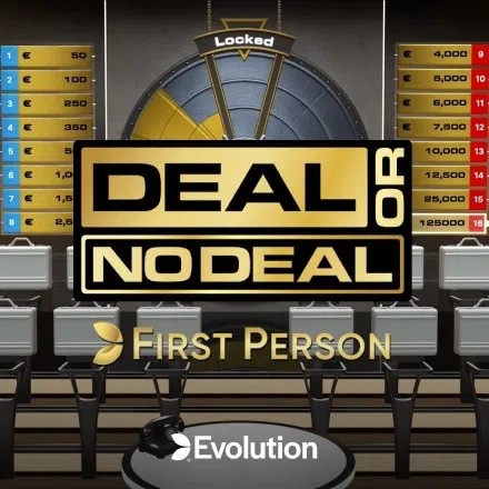 First Person Deal or No Deal logo by Evolution at Kyngs Casino