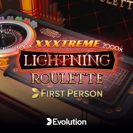 First Person XXXtreme Lightning Roulette game by Evolution – logo hosted on Kyngs Casino