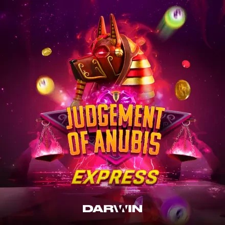 Judgement of Anubis Express by Darwin Gaming, showcased at casinokyngs.it – game logo