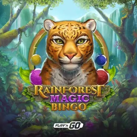 Rainforest Magic Bingo online game logo by Play'n GO on casinokyngs.it